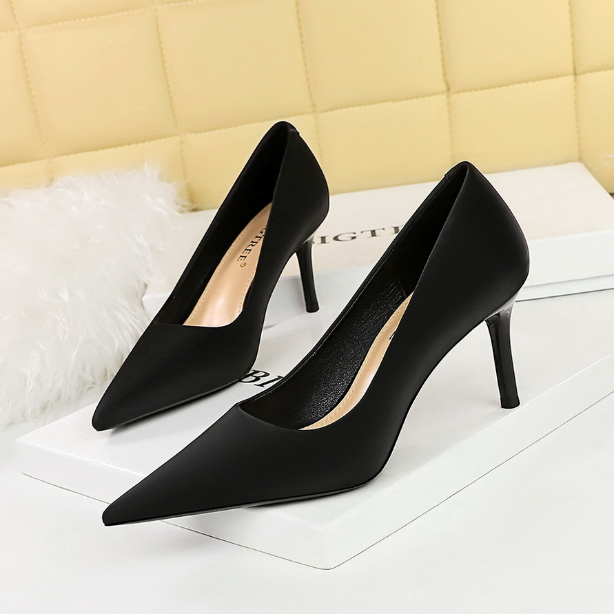 Simple stiletto high heels all-match high heels single shoes 20 01