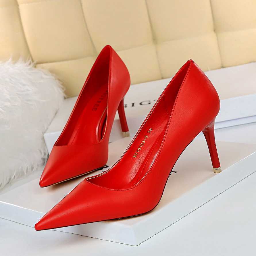 Simple versatile women's stiletto high heels 52
